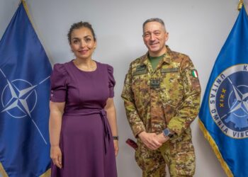 Gjenerali Barduani pret Presidenten Osmani, diskutohet siguria dhe stabiliteti në Kosovë