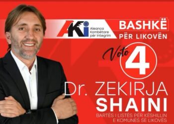 LAJMI I FUNDIT: Plagoset dr. Zekirija Shahini, bartës i Listës së AKI’s për këshilltarë në Likovë
