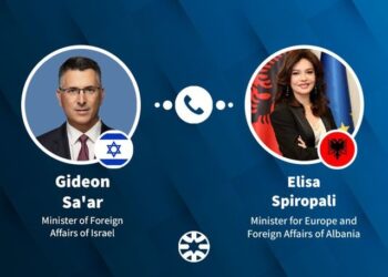 Pas kthimit nga SHBA, Spiropali merr ftese nga homologu izraelit për vizitë në Tel-Aviv