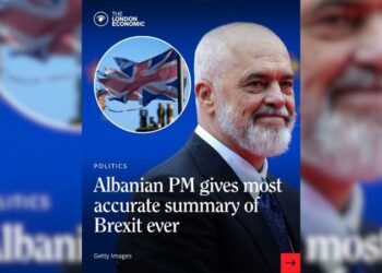 Media britanike jehonë fjalës së Ramës në Londër: “Përmbledhja më e mirë për BREX-it”