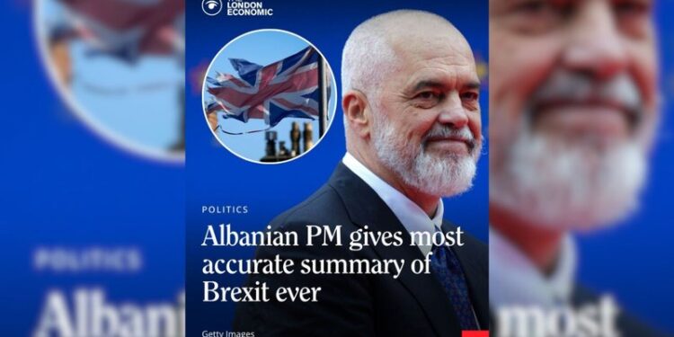 Media britanike jehonë fjalës së Ramës në Londër: “Përmbledhja më e mirë për BREX-it”