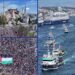 Turqi, mbahen marshe dhe aktivitete solidariteti në mbështetje të Gazës dhe flotave humanitare
