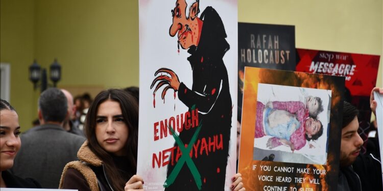 Shkup, mbahet demonstratë në mbështetje të popullit palestinez