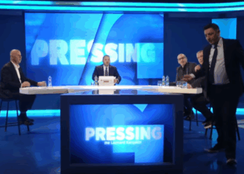 Debat i ashpër në “Pressing”/ Gazetari Valon Syla lëshon studion pas përplasjes me kryetarin e Drenasit, Ramiz Lladrovci