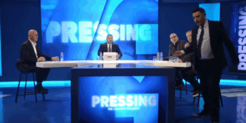 Debat i ashpër në “Pressing”/ Gazetari Valon Syla lëshon studion pas përplasjes me kryetarin e Drenasit, Ramiz Lladrovci