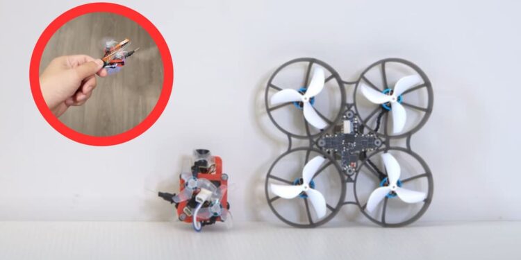 Droni më i vogël në botë peshon vetëm 25 gramë – futet në një kanaçe Pringles, por arrin të fluturojë si profesionist