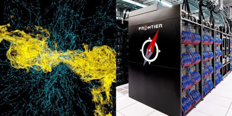 Superkompjuteri më i fuqishëm në botë simulon rrymat atmosferike të vrimave të zeza dhe formimin e grumbujve galaktikë