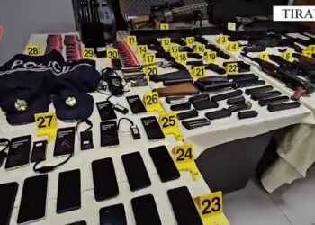 Zbulohet bazë armësh në Tiranë — arrestohet Eugert Sino, dy të tjerë në kërkim