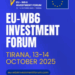 Tirana pret Forumin e Investimeve EU–WB6 më 13–14 tetor