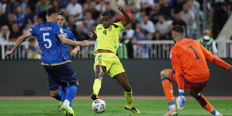 Kosova publikon formacionin startues për ndeshjen kualifikuese ndaj Suedisë