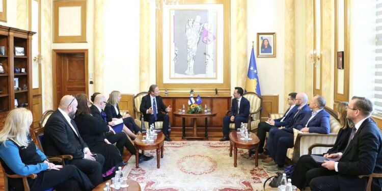 Kryetari i Kuvendit, Dimal Basha, pret delegacionin parlamentar të Finlandës: “Kosova, e përkushtuar ndaj vlerave evropiane dhe sundimit të ligjit”