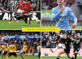 Premier League: Aston Villa fiton me dy gola të Malen, Everton mposht Palace në kohën shtesë, Newcastle triumfon ndaj Forest dhe Man City siguronte fitoren me Haaland”