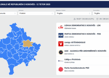 LDK kryeson në Prishtinë në zgjedhjet për Kuvendin Komunal
