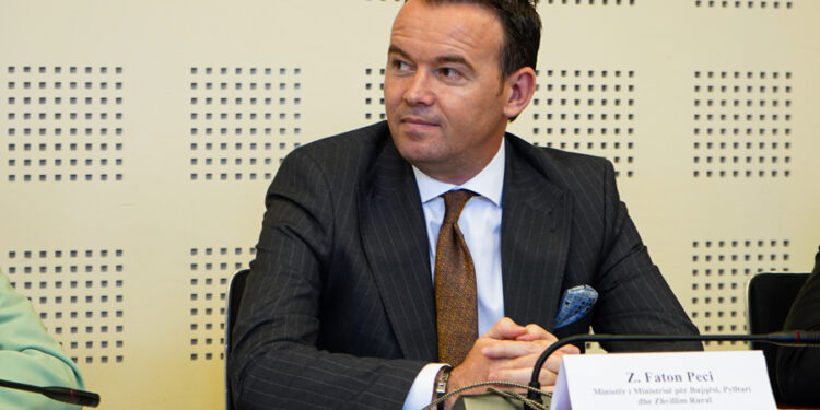 Faton Peci padit Ekrem Llukën dhe drejtuesit e RTV Dukagjinit