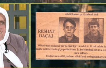 Iu vranë dy binjakë gjatë luftës, nëna Mihrije padit Bashën për deklaratat e tij mbi krimet e Millosheviqit