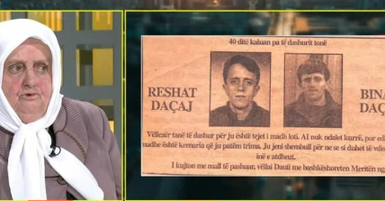 Iu vranë dy binjakë gjatë luftës, nëna Mihrije padit Bashën për deklaratat e tij mbi krimet e Millosheviqit