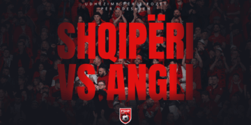 Shiten të gjitha biletat për Shqipëri–Angli, ndeshja luhet më 16 nëntor në Tiranë