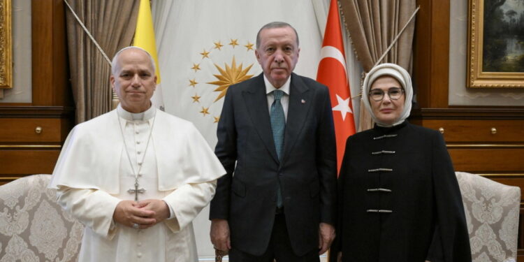 Erdogan pas takimit me Papën Leon XIV: “Qëndrim i përbashkët për paqe, drejtësi dhe mëshirë”