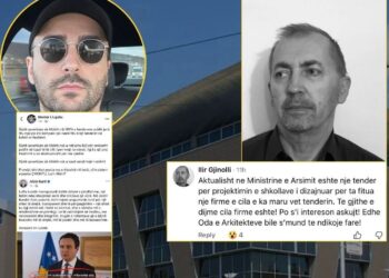 Gjinolli, kryesues i K.D në“Kadri Zeka” i emëruar nga Ministria e Arsimit, mbështet Llugaliun: “Tenderat i fitojnë gjithmonë të njëjtët – Albini hesht!”