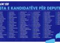 PDK prezanton listën e re prej 110 kandidatëve: Energji e re, përfaqësim i gjerë dhe numri 130 për fitore