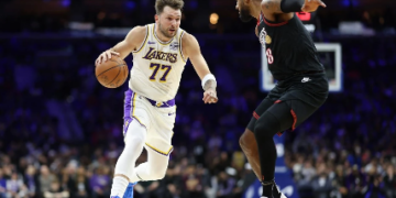 Doncic me paraqitje të jashtëzakonshme, Lakers triumfojnë në udhëtim te 76ers