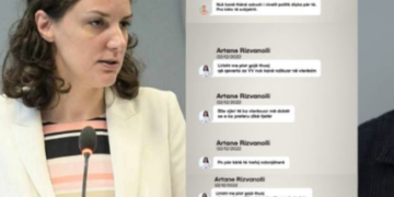 Një ditë nga publikimi i mesazheve në WhatsApp, Mehmetaj pyet ku është Artane Rizvanolli