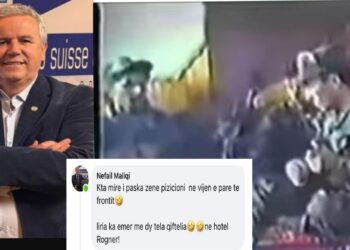 E turpshme: Gazetari nga Zvicra, Nefail Maliqi fyen dëshmorët e UÇK-së, Mujë Krasniqin dhe Beqir Gashin