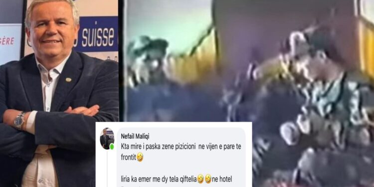 E turpshme: Gazetari nga Zvicra, Nefail Maliqi fyen dëshmorët e UÇK-së, Mujë Krasniqin dhe Beqir Gashin