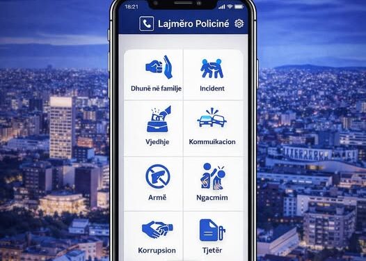 Policia e Kosovës lanson versionin e ridizajnuar të aplikacionit “Lajmëro Policinë”