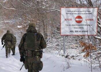 Ushtarët gjermanë të KFOR-it patrullojnë në veri të Kosovës