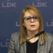 Hykmete Bajrami jep dorëheqje nga pozita e nënkryetares së LDK-së dhe kërkon largimin e Lumir Abdixhikut