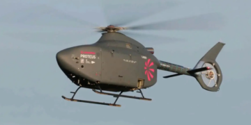 Mbretëria e Bashkuar teston helikopterin e parë autonom pa pilot me kapacitet mbi një ton