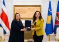 Presidentja Osmani pranoi letrat kredenciale të ambasadores së re të Kosta Rikës në Kosovë, Olga M. Sauma Uribe