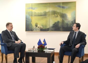 Kryeministri Kurti priti në takim Emisarin e BE-së për Dialogun Kosovë–Serbi, Peter Sørensen