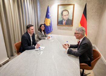 Lumir Abdixhiku takon ambasadorët e Gjermanisë dhe Italisë, pranon urime nga SHBA-ja dhe Mbretëria e Bashkuar