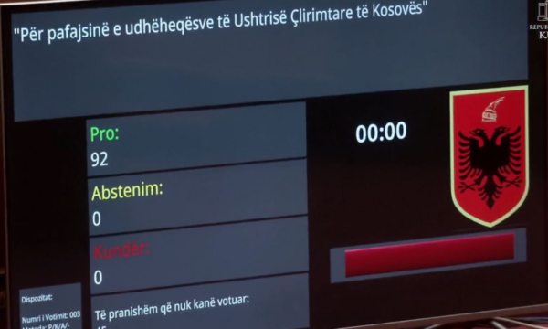 Kuvendi i Shqipërisë e miraton deklaratën për pafajësinë e ish-liderëve të UÇK: Lufta e tyre ishte e drejtë
