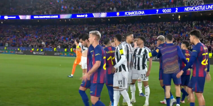 Spektakël në “Camp Nou”: Barcelona shkatërron Njukasëllin me 7 gola dhe marshon në çerekfinale