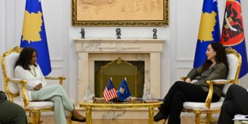 Osmani takon të ngarkuarën me punë të SHBA-së në Kosovë, diskutojnë zhvillimet politike dhe bashkëpunimin bilateral