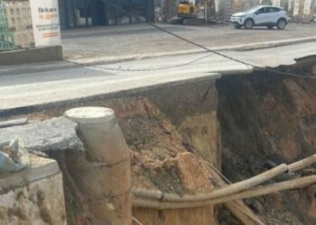 Shembja e rrugës në kryeqytet i la pa ujë banorët e zonës, KRU Prishtina: U sanua defekti, uji ka ardhur