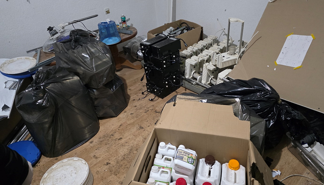 Policia shkatërron laborator droge në Prizren, arrestohen dy persona