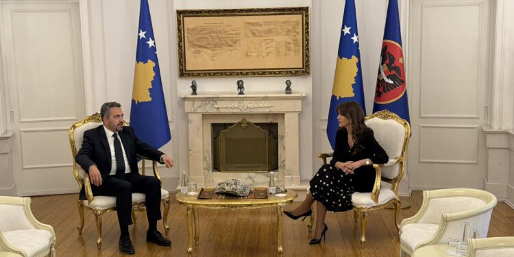 Zgjedhjet e parakohshme, Haxhiu si u.d. e presidentes takohet me kreun e KQZ-së.