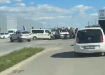 Aksident mes dy automjeteve në rrugën Prishtinë–Ferizaj