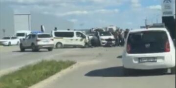 Aksident mes dy automjeteve në rrugën Prishtinë–Ferizaj