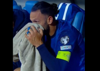 Vedat Muriqi shpërthen në lot pas humbjes së Kosovës