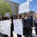 Punëtorët e sektorit privat protestojnë në 1 Maj, kërkojnë drejtësi dhe kushte më të mira pune.