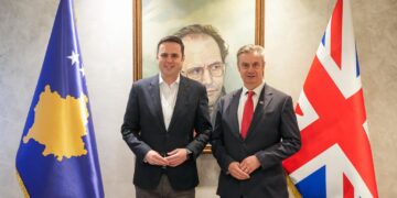 “Abdixhiku me ambasadorin britanik: Zgjedhjet e 7 qershorit në fokus”.