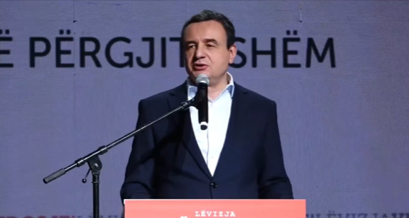 Kurti pas nominimit për kryeministër: “Është detyrim historik, s’na ndal askush”
