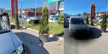 Aksident trafiku në Shupkovc të Mitrovicës, tre të lënduar.