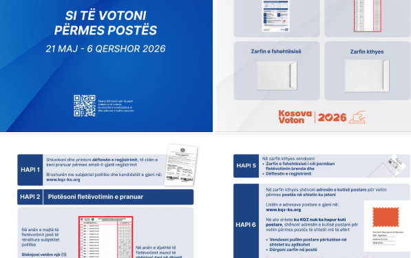 KQZ tregon si të votoni me postë për zgjedhjet e 7 qershorit