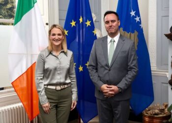 Konjufca në Irlandë kërkon mbështetje për Kosovën në BE: S’mund të veçohemi nga Ballkani Perëndimor